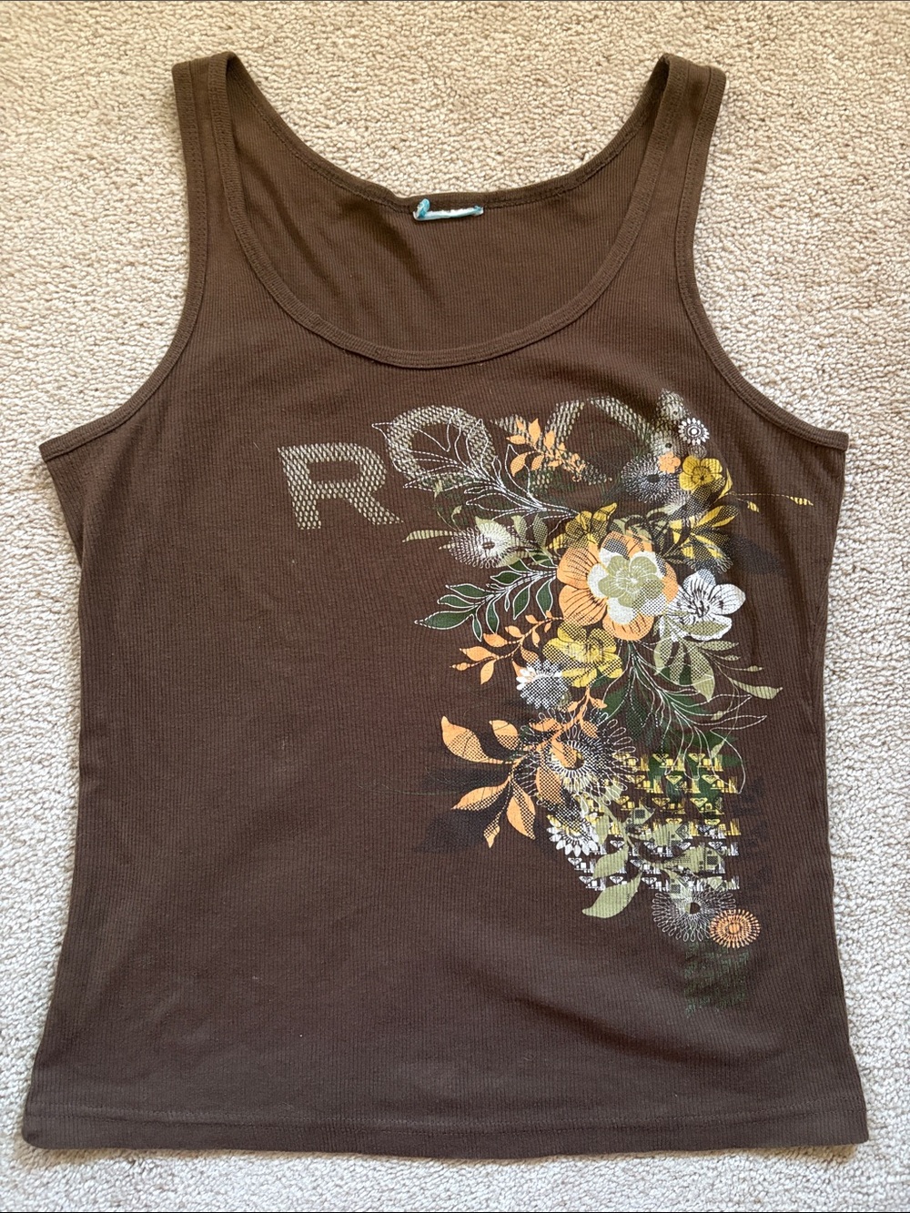 Y2K Roxy Tank Top - Picture 1 of 6